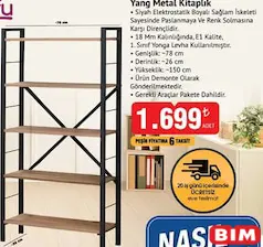 PAFU YANG METAL KİTAPLIK PAFU YANG METAL KİTAPLIK